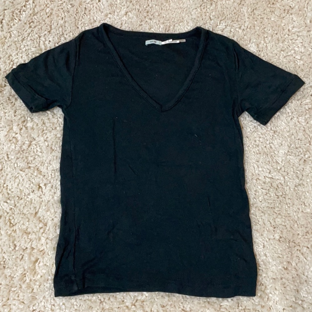 Urban Outfitters Kimchi Blue VNeck ShortSleeve Top